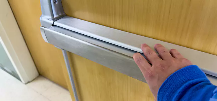Installing a Push Bar on a Door Clearwater